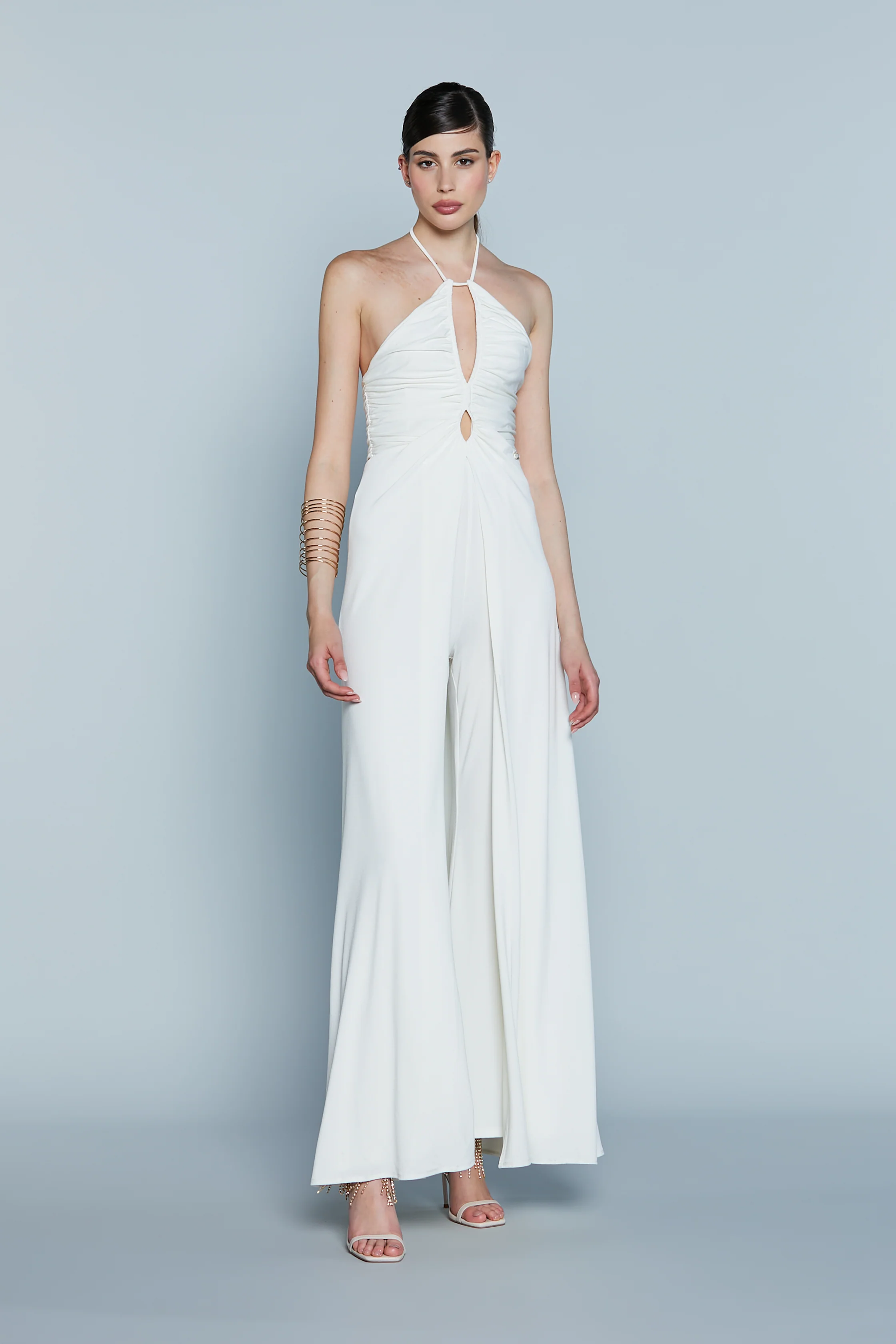 Tuta FLAVIAAS con Pannello Cut-Out più Arricci Scollato Dietro